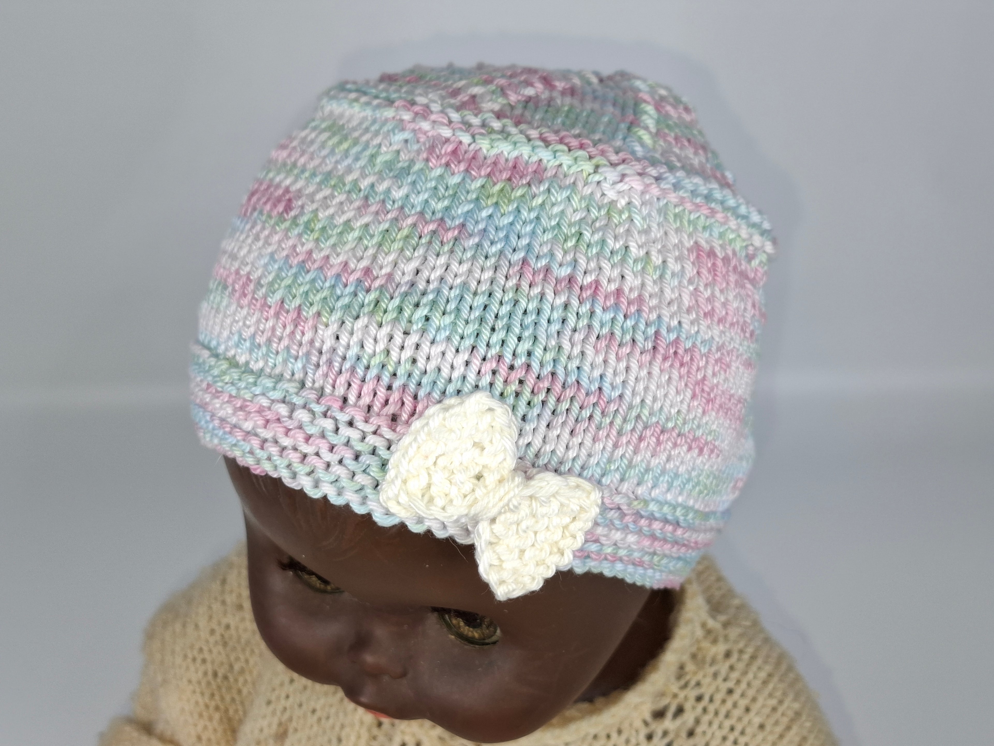 Bonnet de Naissance - Modèle Maïa