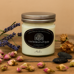 Bougie parfumée AMBRE cire végétale de Soja, 150gr