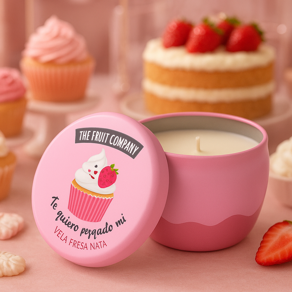 Bougie Parfumée Fraise Chantilly