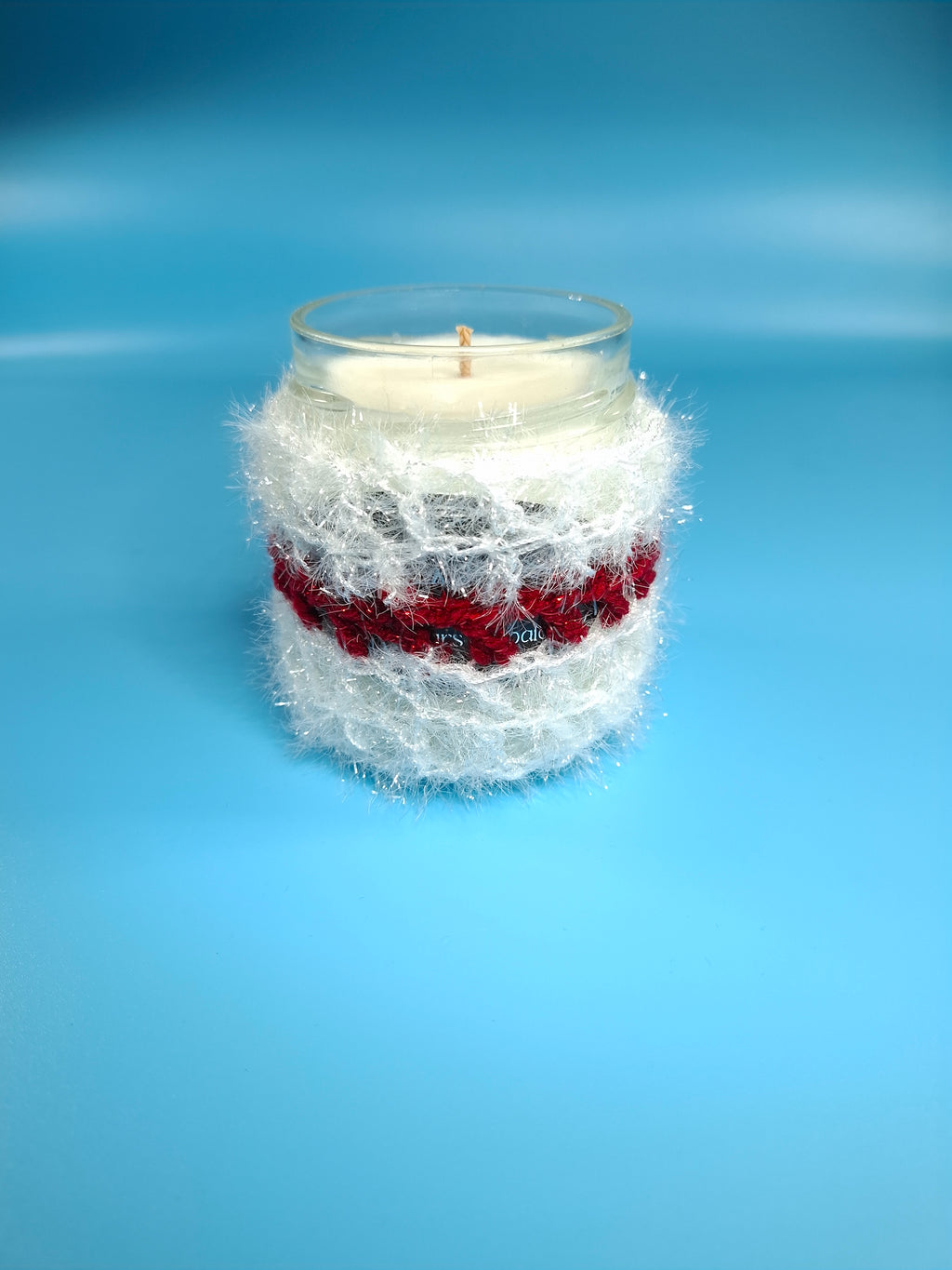 Cache Bougie - Modèle Cœur d'Hiver