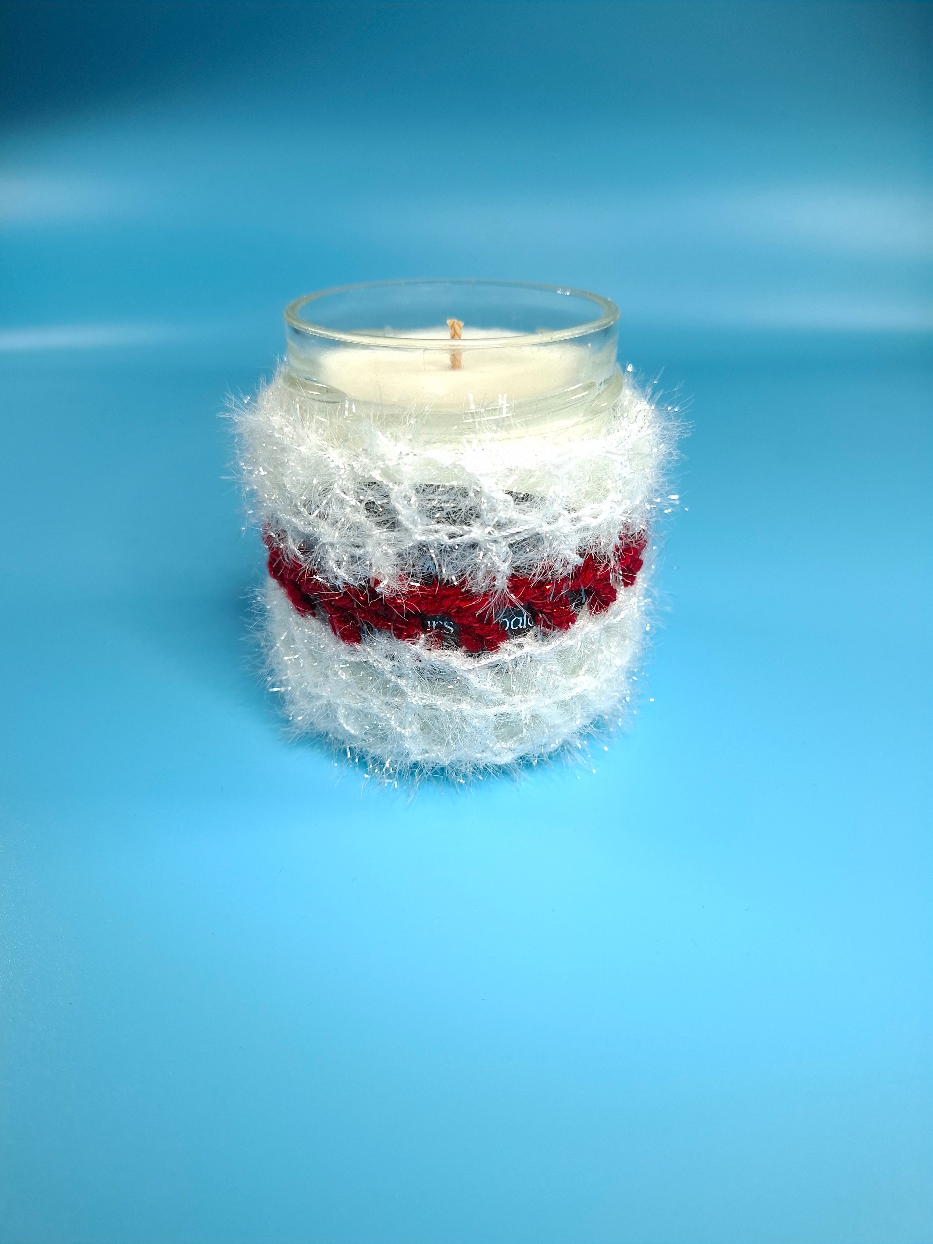 Cache Bougie - Modèle Cœur d'Hiver