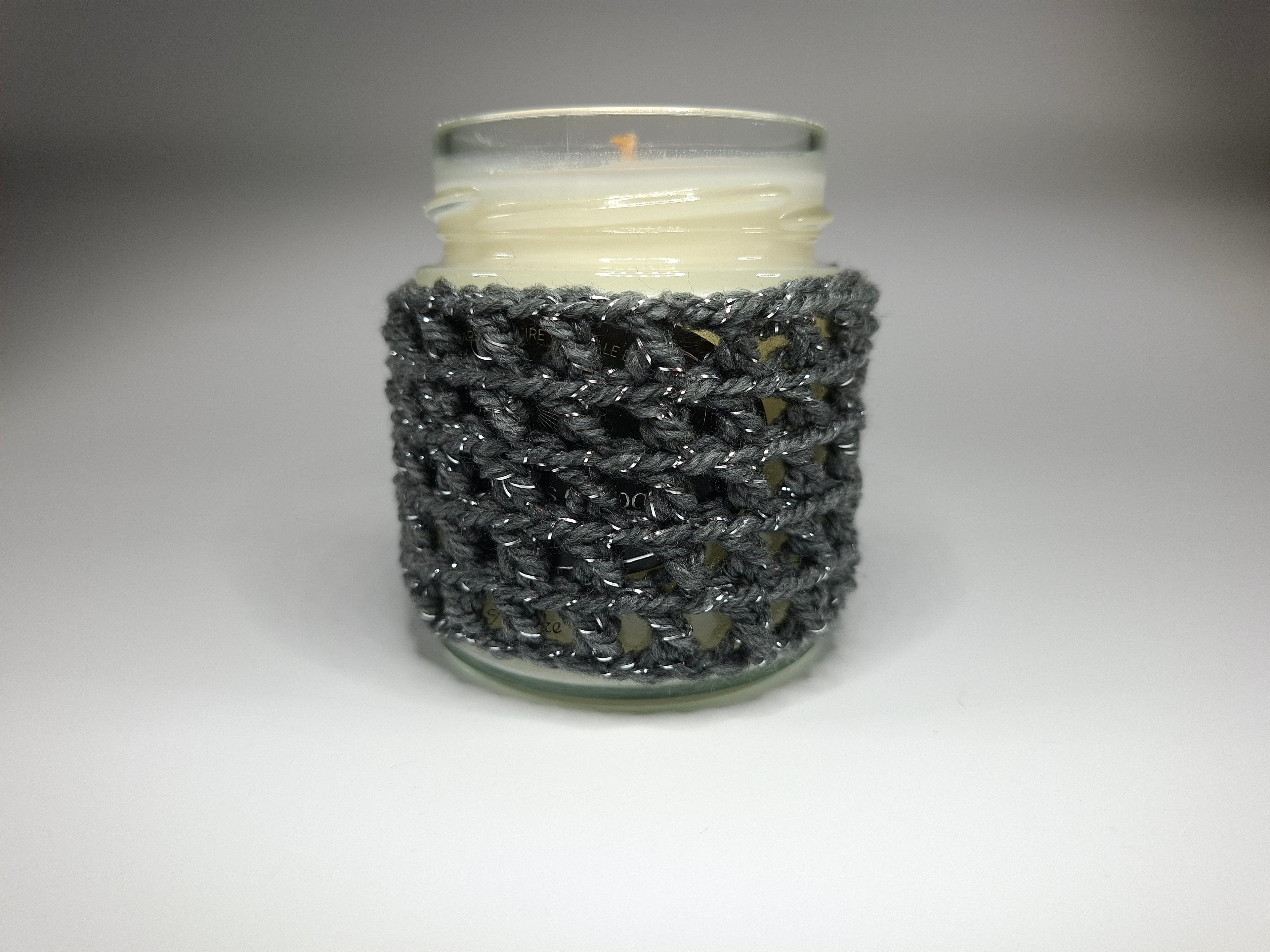 Cache Bougie - Modèle Gris Céleste