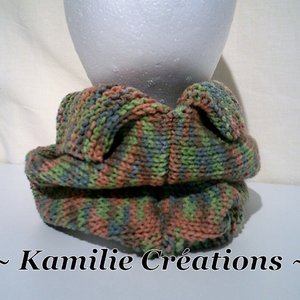 Tour de cou - Snood Fille - 2/6 ans - Modèle PERSEE