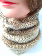 Bandana en Laine - Modèle Cappuccino