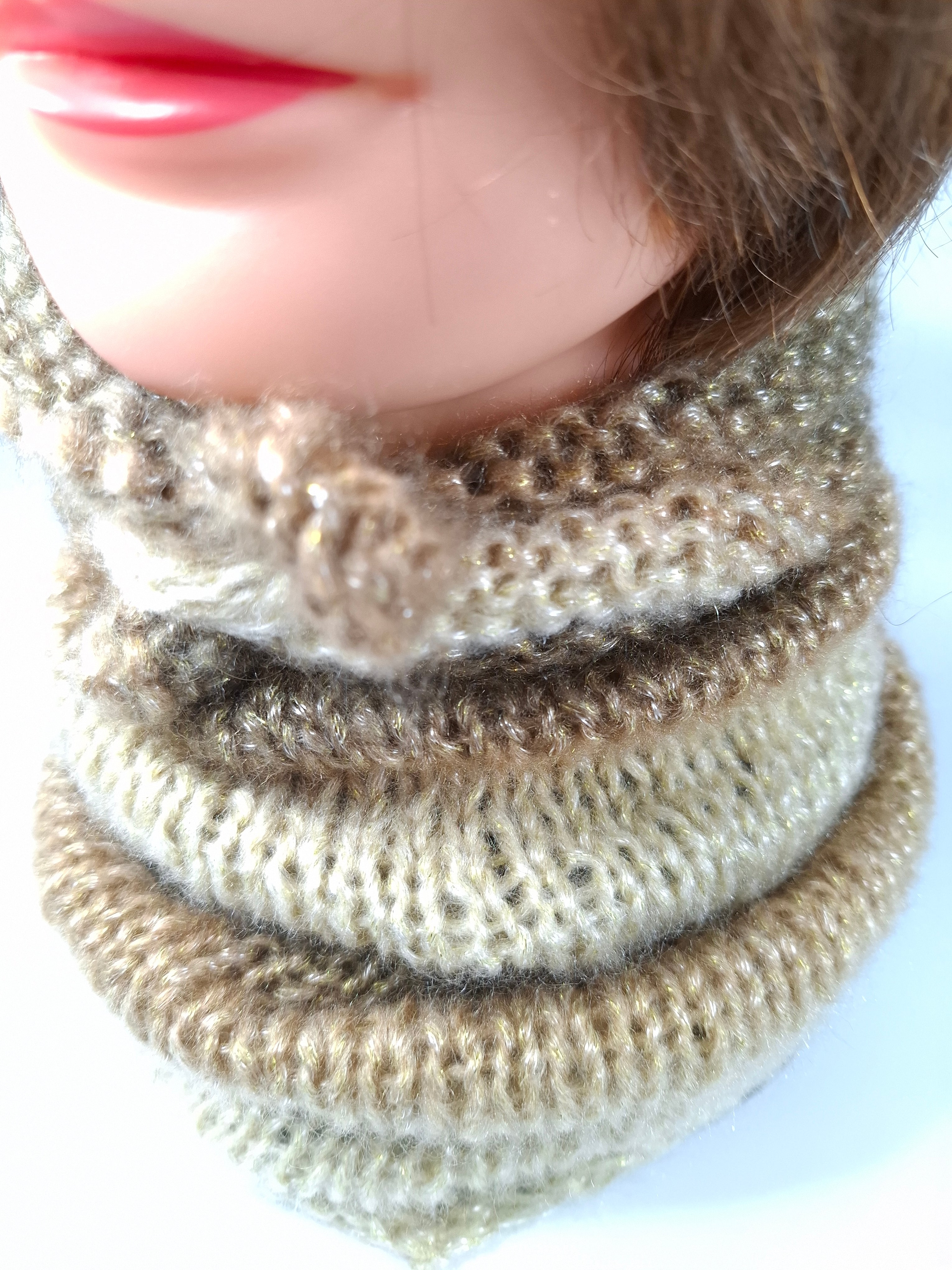 Bandana en Laine - Modèle Cappuccino