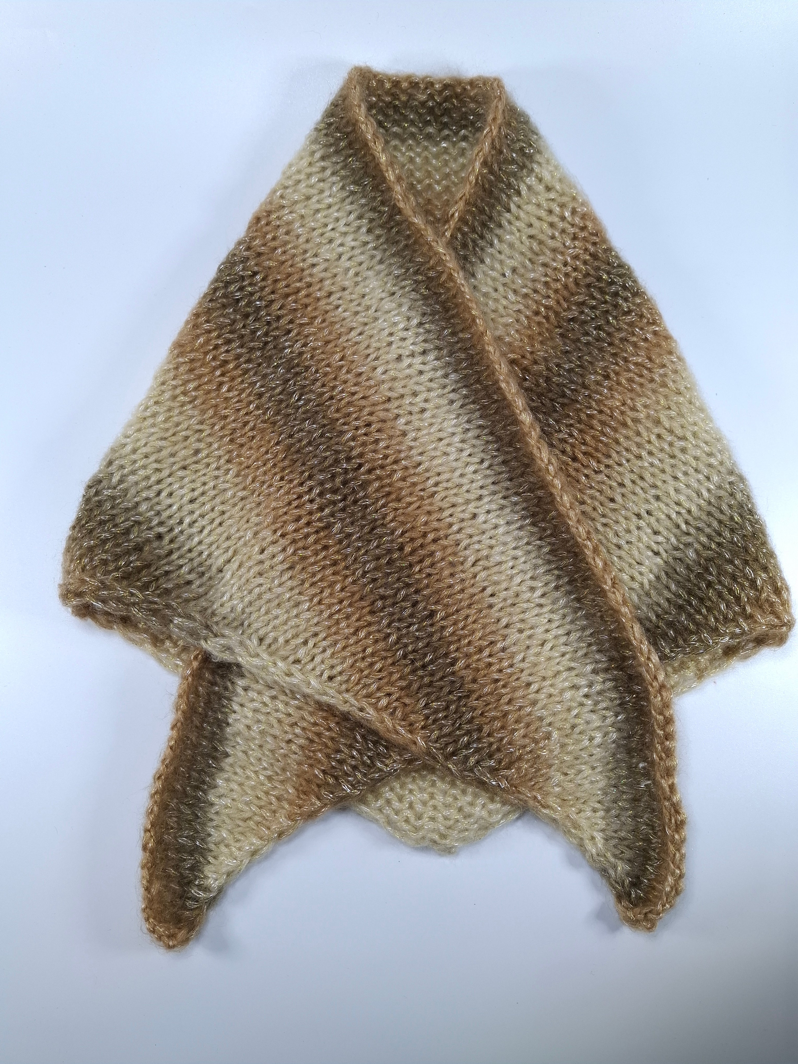 Bandana en Laine - Modèle Cappuccino