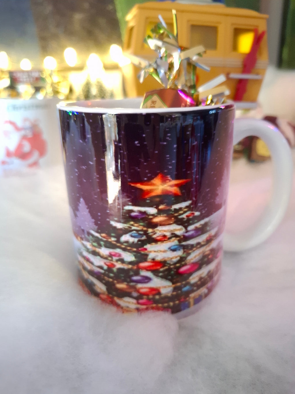 Mug en céramique - Modèle Village de Noël