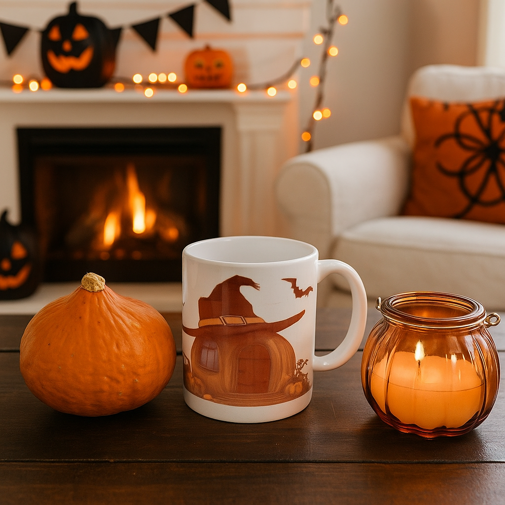 Mug en céramique - Modèle Halloween Cosy