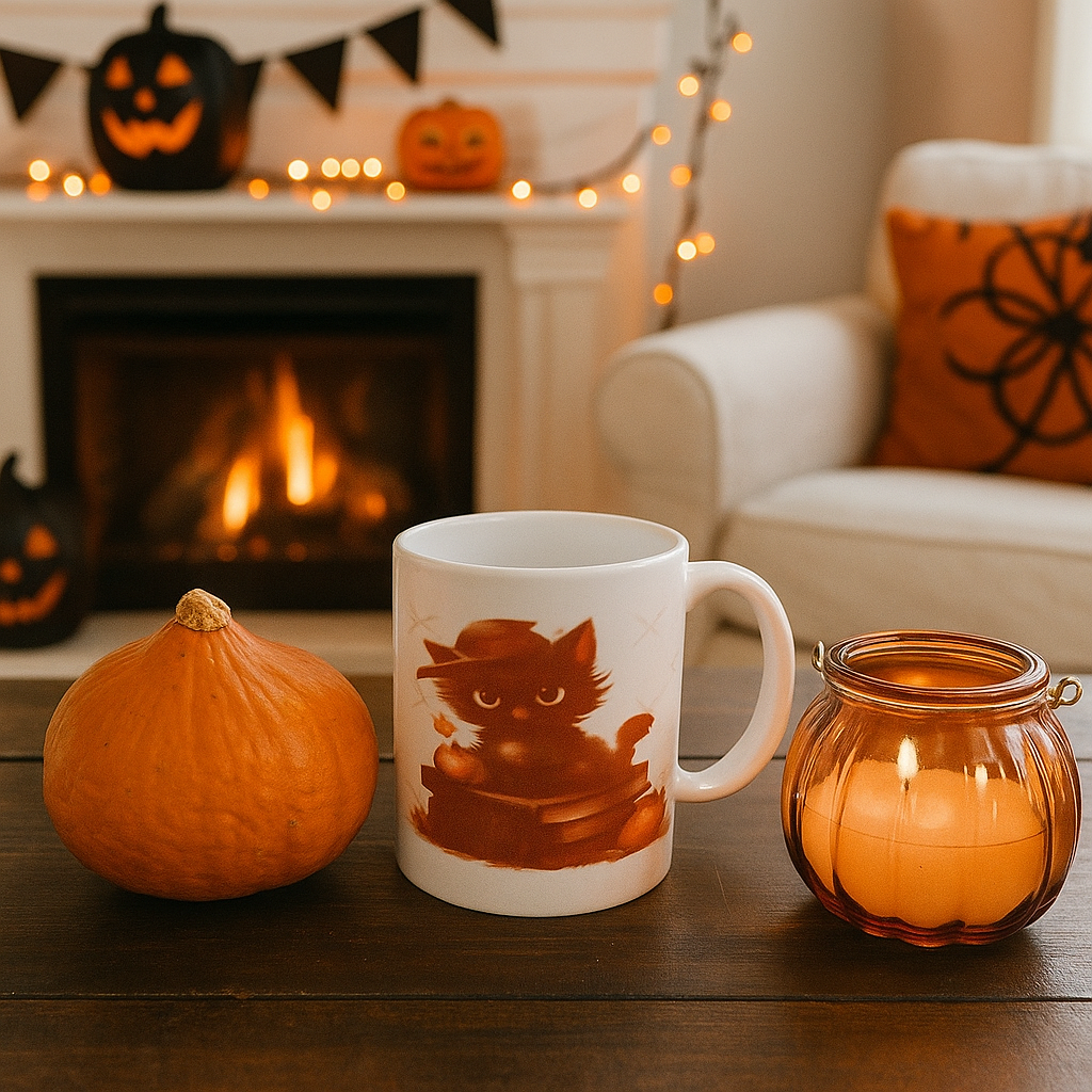 Mug en céramique - Modèle Grimoire & Moustaches