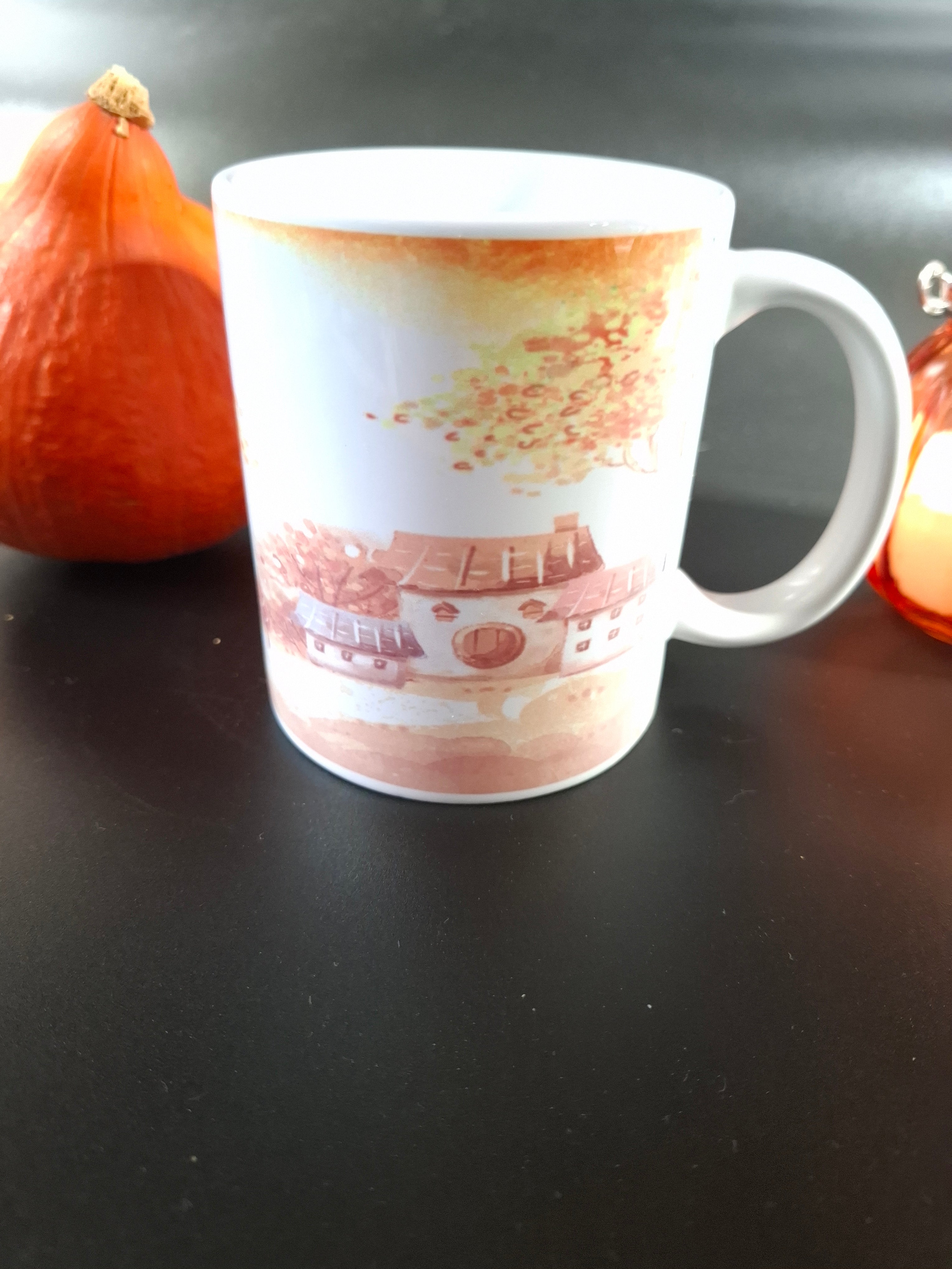 Mug en céramique - Modèle Automne Bucolique