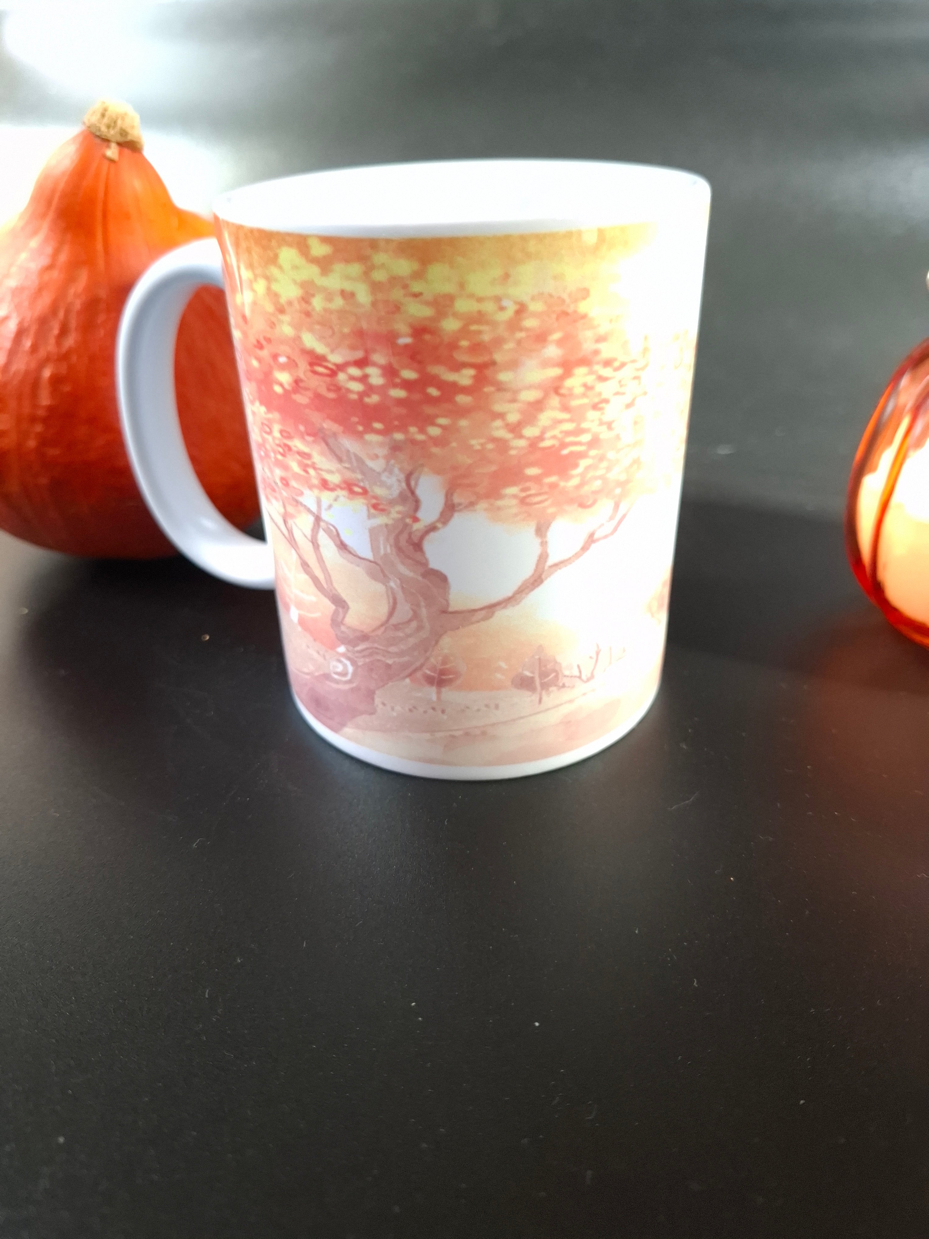Mug en céramique - Modèle Automne Bucolique