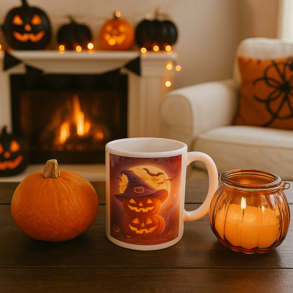 Mug en céramique - Modèle Les Jumeaux d’Halloween
