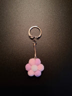 Porte-Clefs - Modèle Rose Mauve Douceur