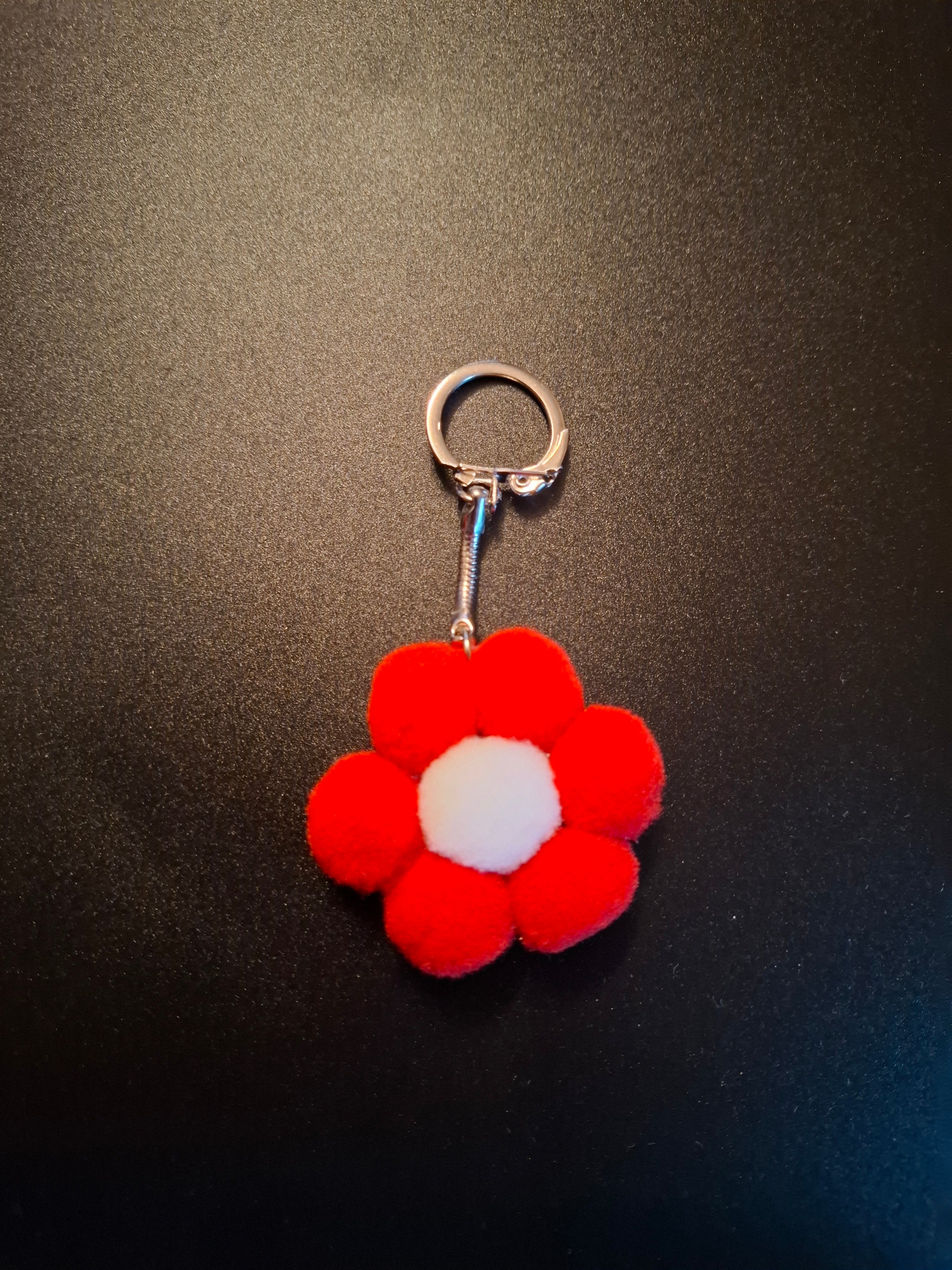 Porte-Clefs - Modèle Pétale Ecarlate