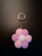 Porte-Clefs - Modèle Rose Mauve Douceur