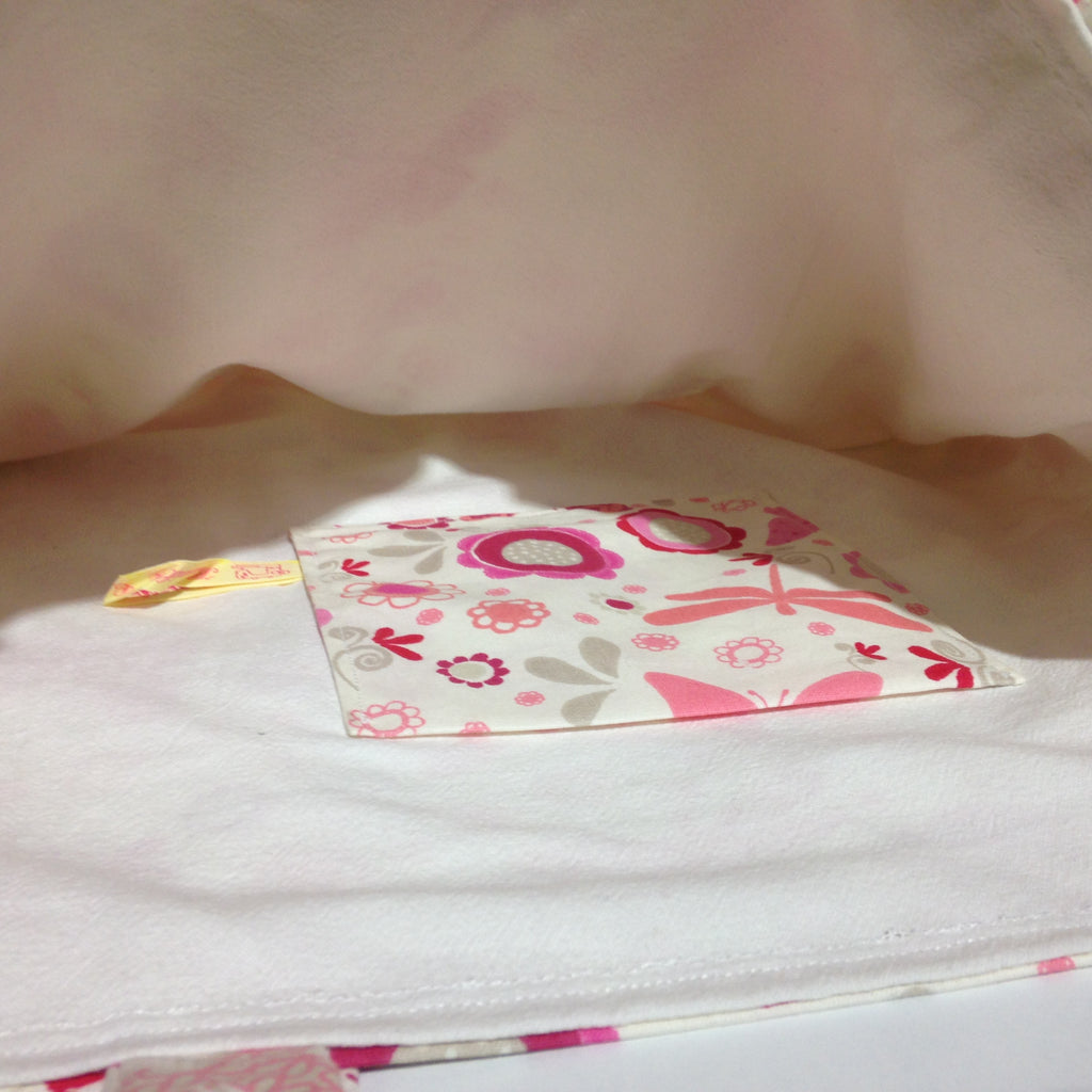 Sac / Tote-Bag - Modèle Rose Papillons